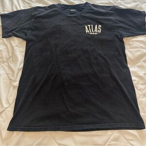 Atlas Skate Black Logo T-Shirt Size